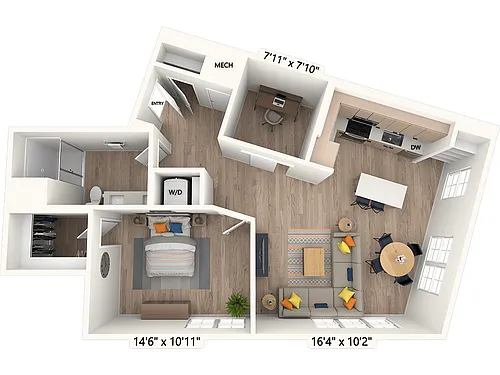 Floor plan AD1-Scheme III