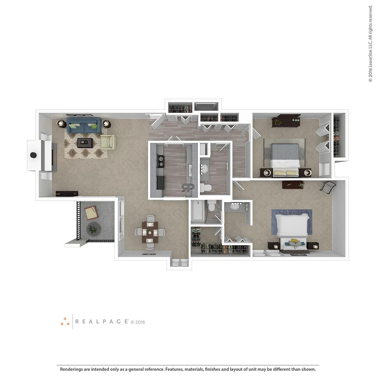 Floor plan The Bleu