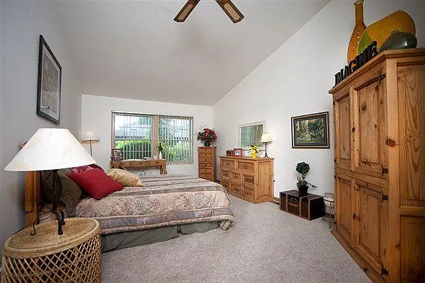 Cathedral ceilings extend to Master Bedroom in 2 & 3BR Ranch