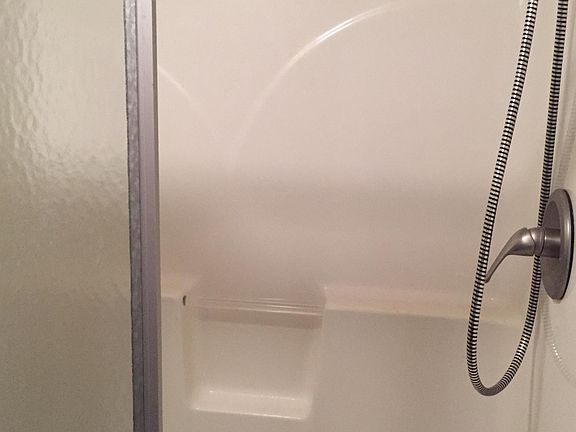 Stand in shower in Master Bathroom