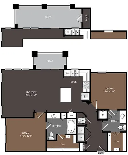 Floor plan B2 East