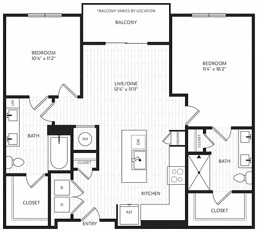 Floor plan B3