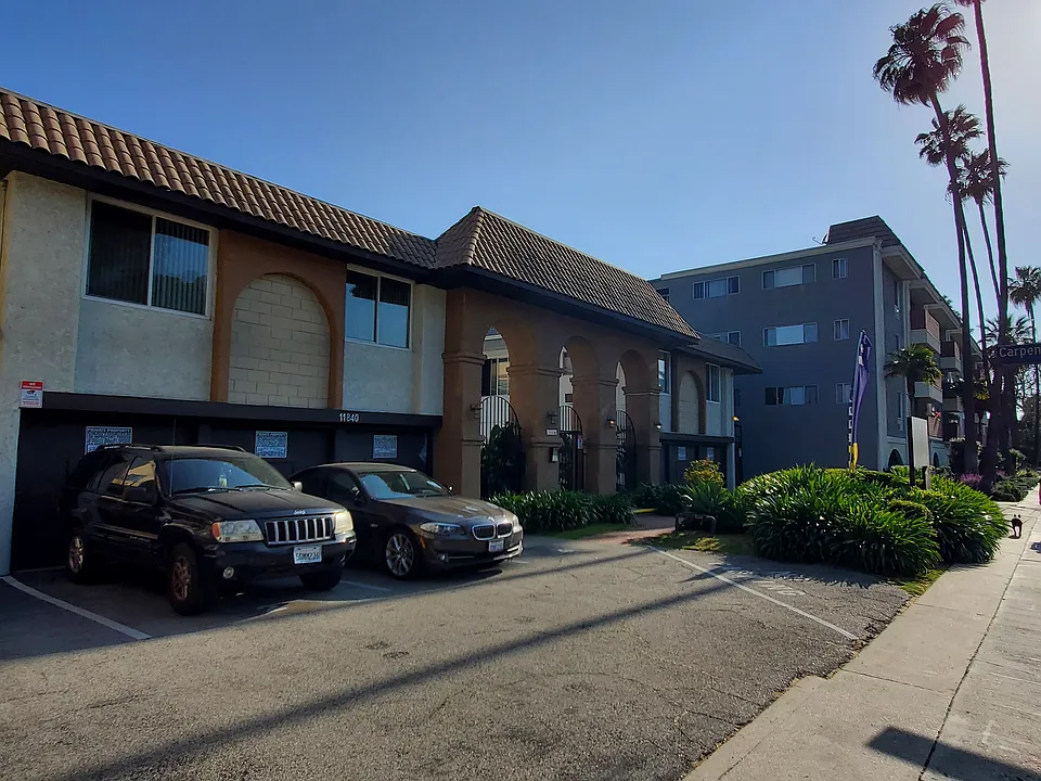 Front left building