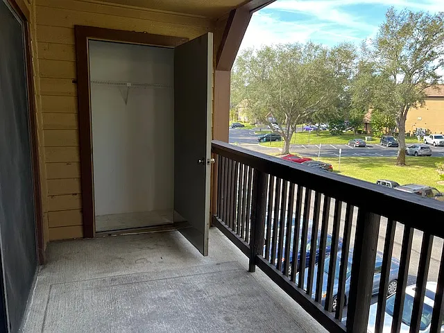 Balcony and out door storage