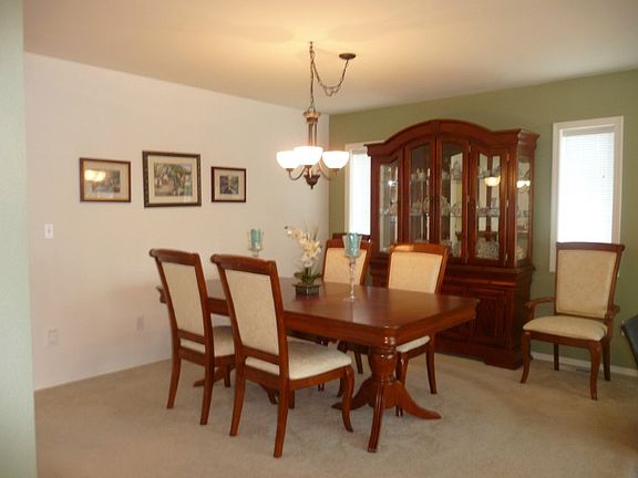Nice formal dining room to set up for your company!