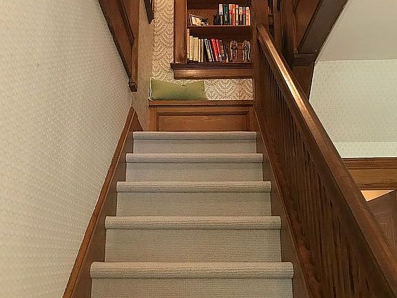 Hallway looking up stairs
