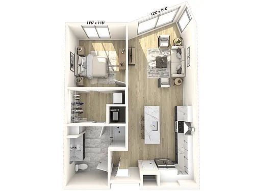 Floor plan A2b - The Hamilton