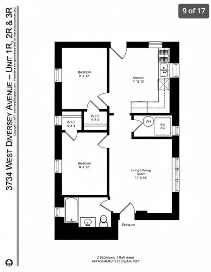 Floor plan 1R