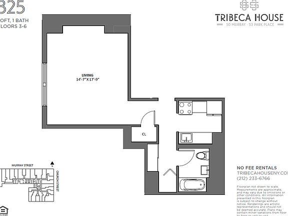 2nd image of 50 Murray St APT 525