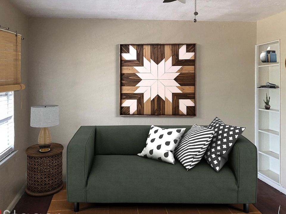 Living room: hardwood floors and great natural light!
