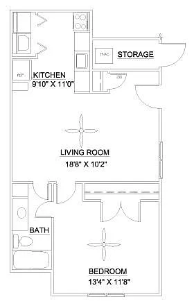 Floor plan The Brightleaf 655