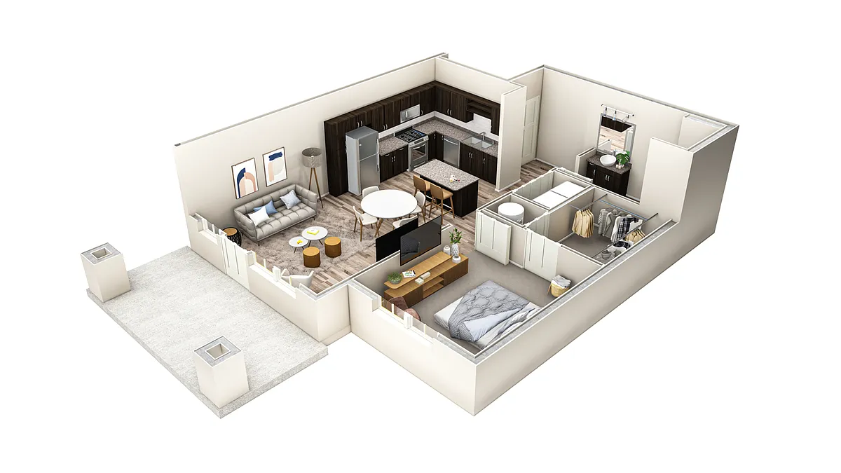 Floor plan 1HC-G