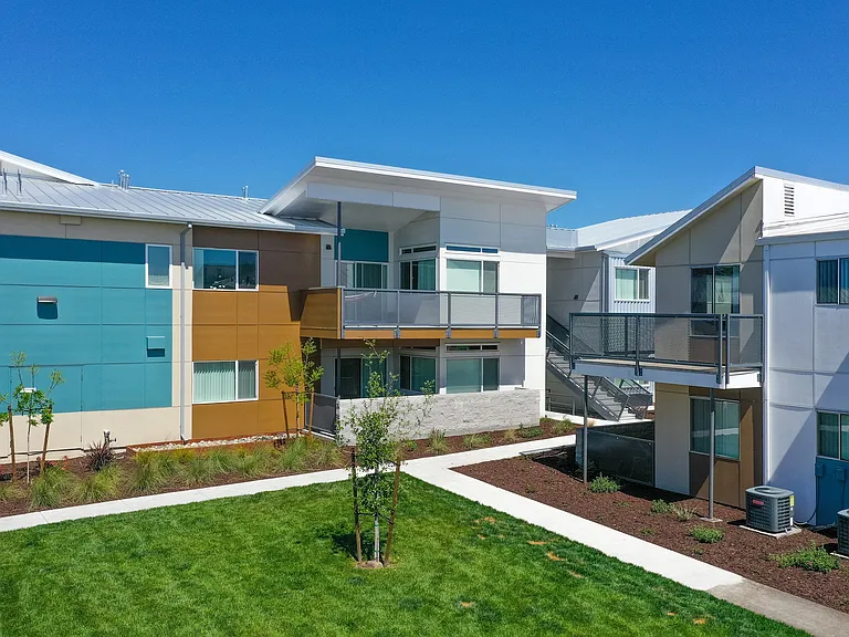 Apartment Exterior and Courtyard