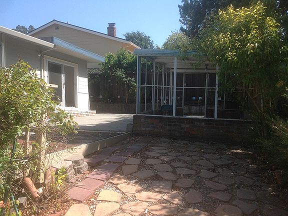 Back patio and outside sunroom