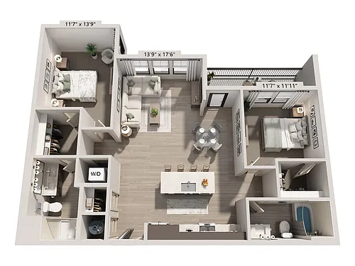 Floor plan B6