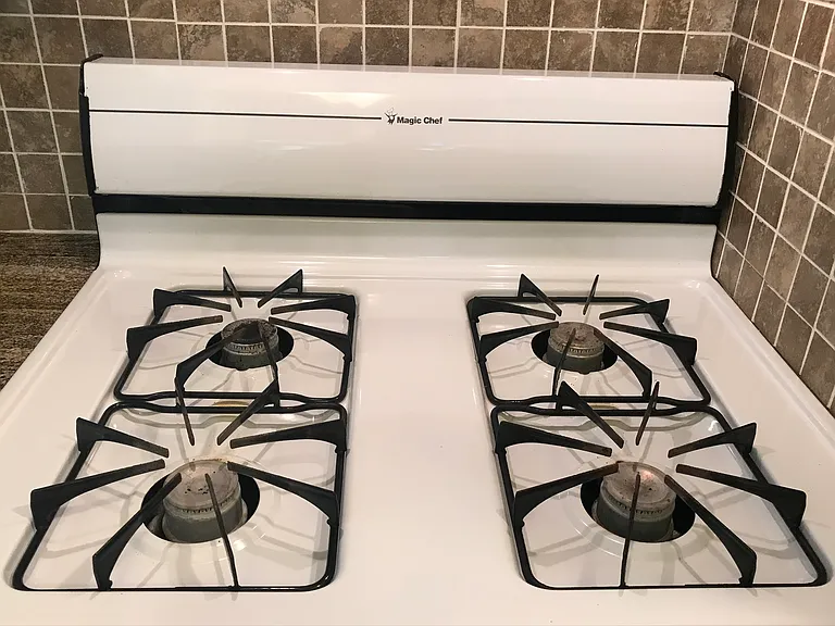 gas stove and oven
