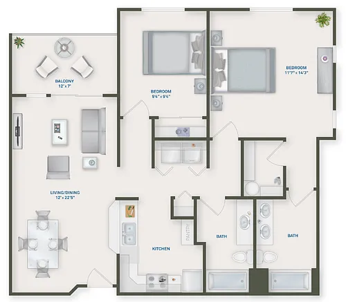 Floor plan Goofy Foot