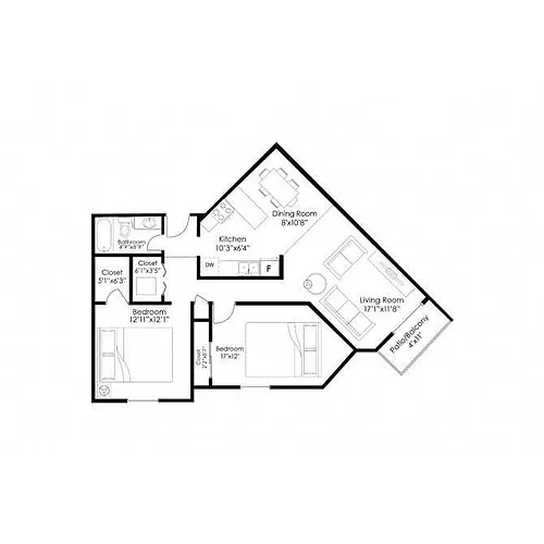 Floor plan B6R