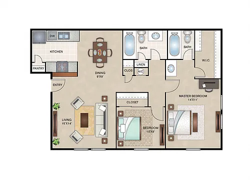 Floor plan Magnolia