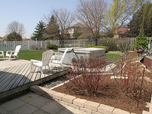 back deck and hot tub