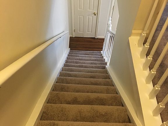 Going down stairs