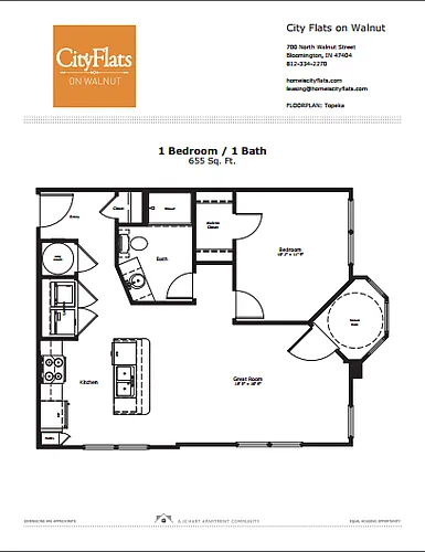 Floor plan Topeka 1.1