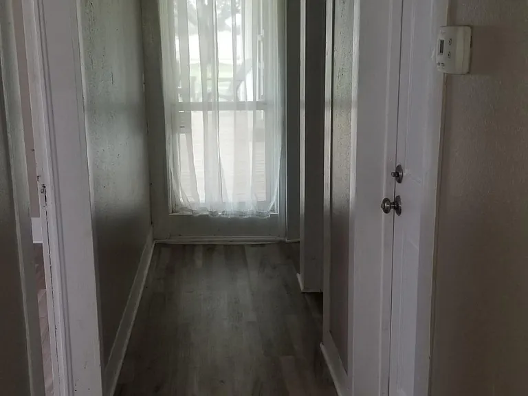 Hallway toward porch in Bedroom Wing