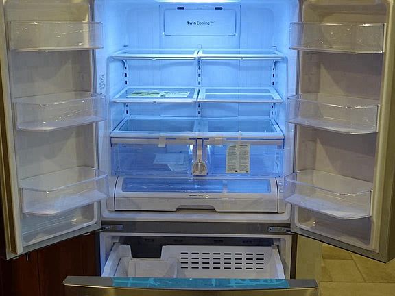 New large French style refrigerator/freezer