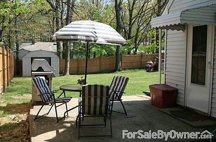 BackYard
						:
						Lots of room to entertain.