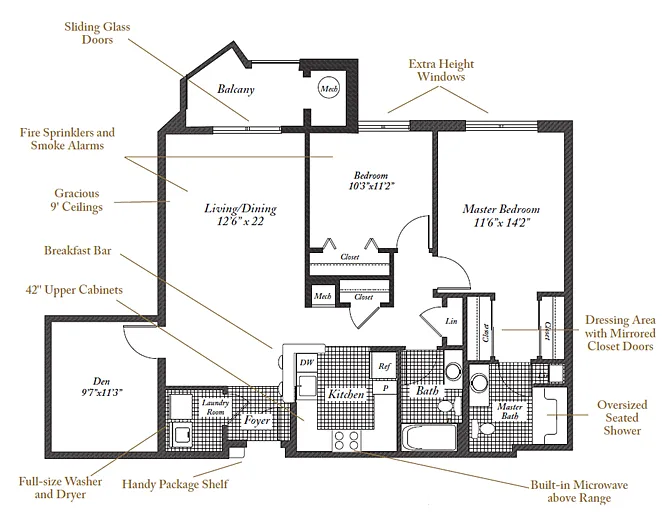 Floor plan Tennyson