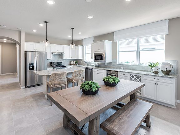 Model Representation Area Overlooking the Kitchen