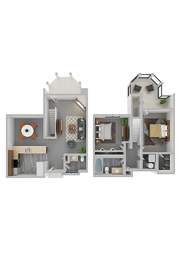 Floor plan Foxglove 2x1.5