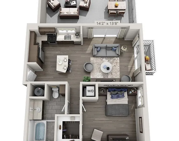 B4 floor plan Sofia Coral Gables