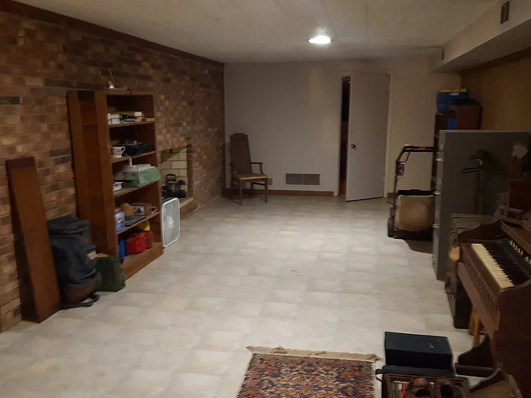 finished basement area