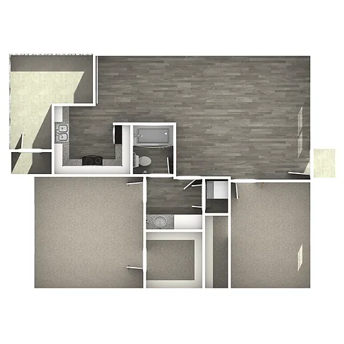 Floor plan B1C