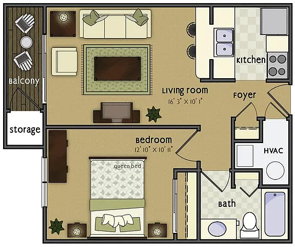 Floor plan Dodge