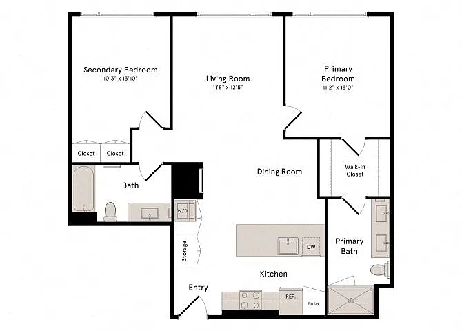 Floor plan 2B5