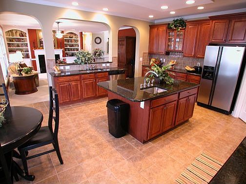 View of Family Rm From Kitchen