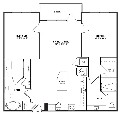 Floor plan B2