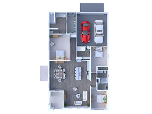 Floor plan 3A Garden