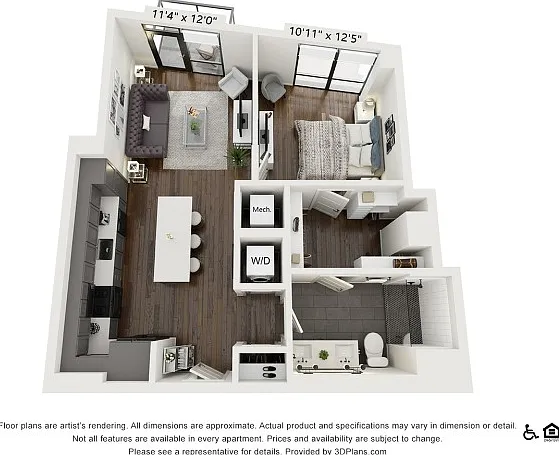 A10 | 1 bed 1 bath | 737 sq ft A10 | 1 bed 1 bath | 737 sq ft