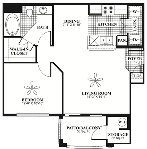 Floor plan Retreat