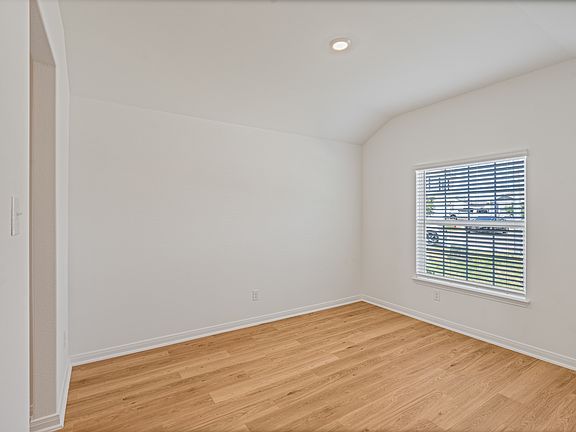 The entry is highlighted by the dining room!