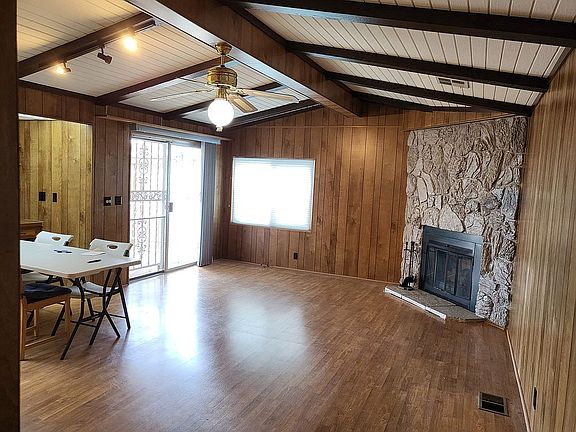 family room view to patio