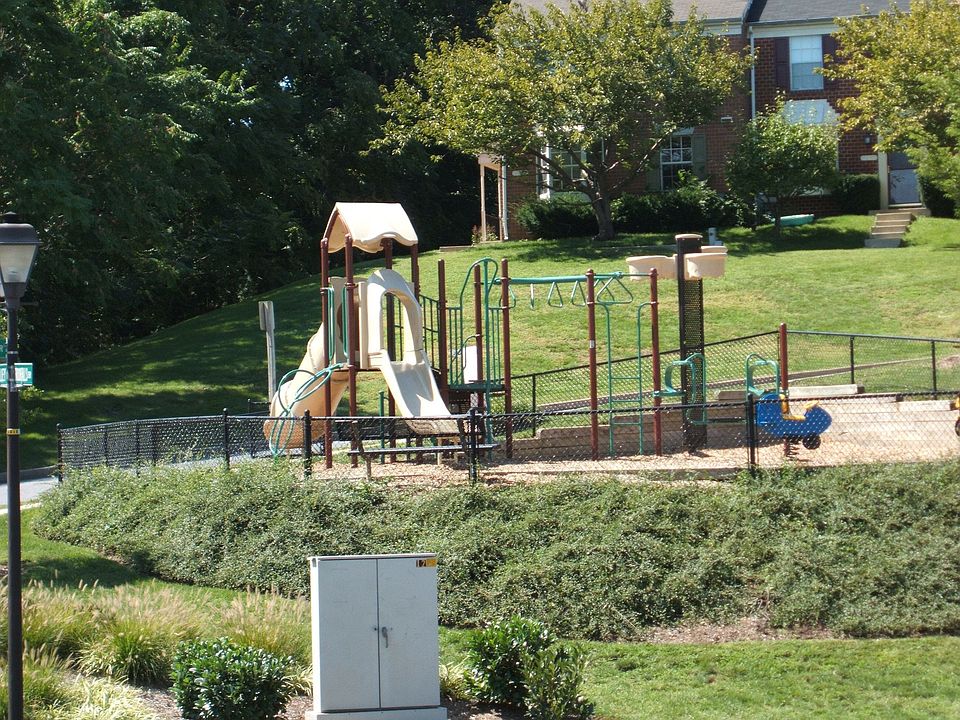 Playground seen from house