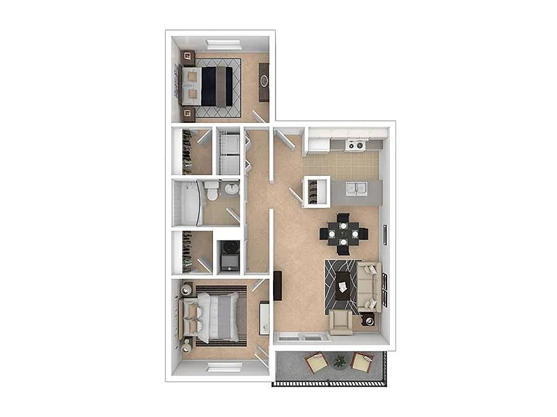 Floor plan LAYOUT B