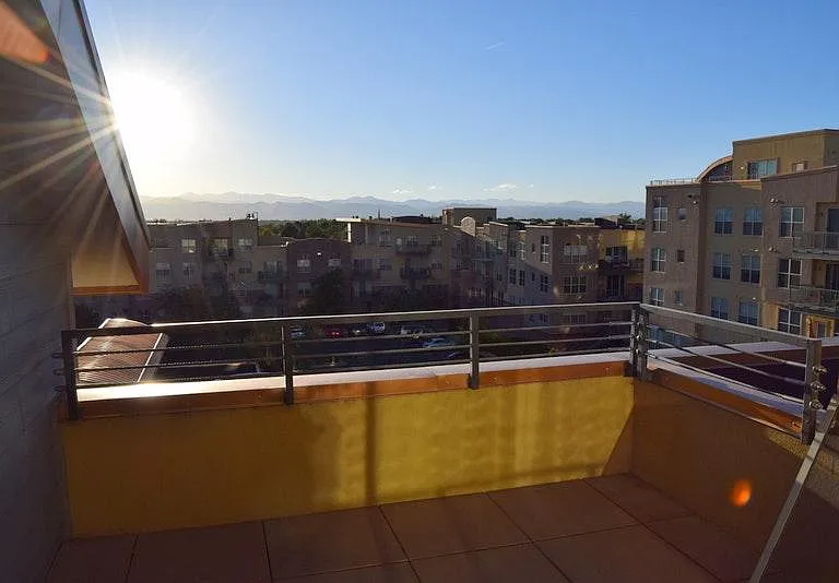 View from private upstairs terrace