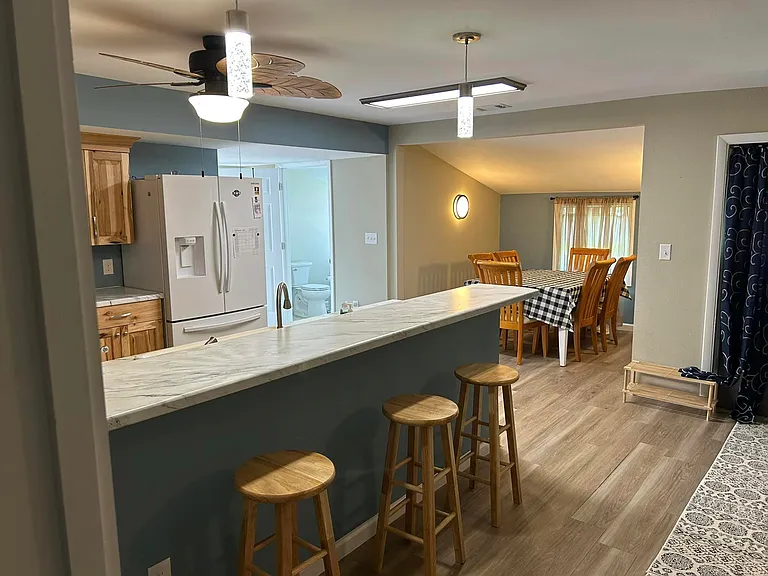 Kitchen + dining.