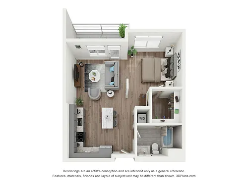 Floor plan C Studio