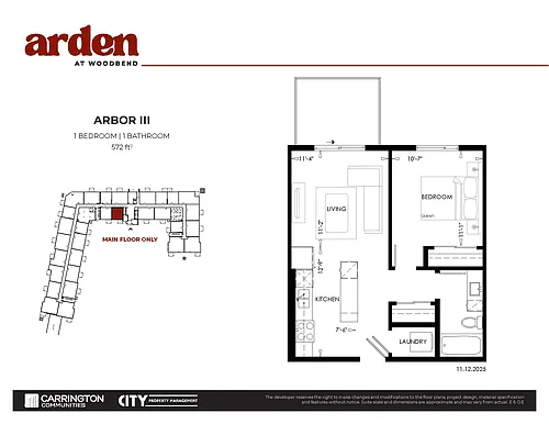 Floor plan Arbor III